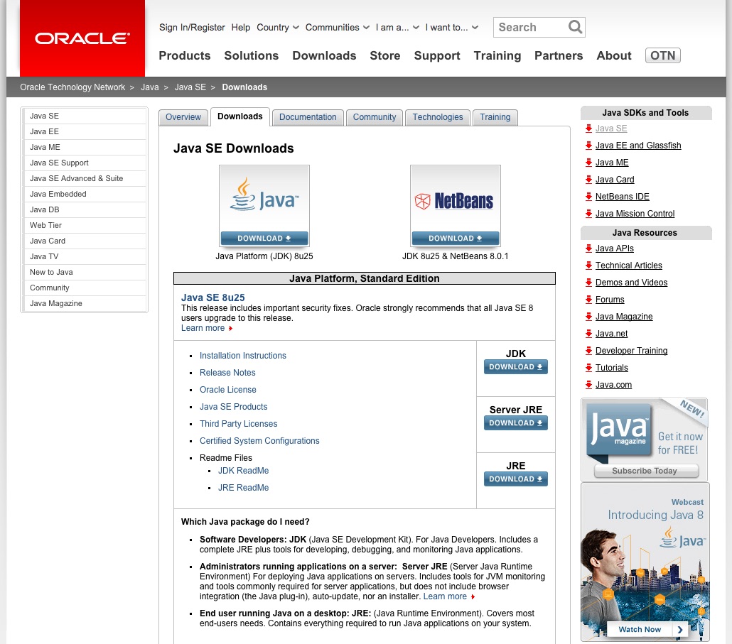 java runtime environment download for mac os x